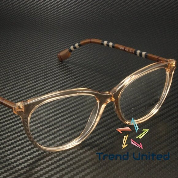 Burberry Light Brown Transparent Glasses - Picture 1 of 4